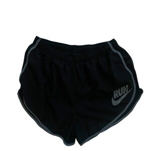 Nike Black and Gray Athletic Shorts Lightweight Performance